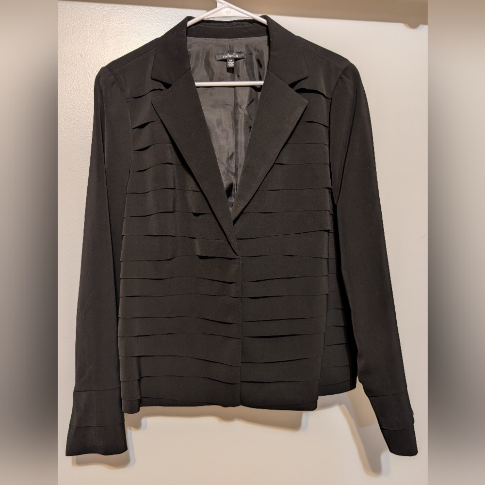 Women's SZ 12 Rafaella Black Blazer